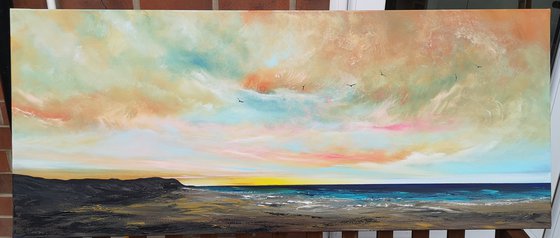 Morning Glow - seascape, emotional, panoramic