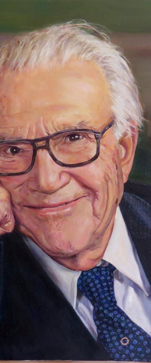 Commission Portrait of Jack Gora by QI Debrah