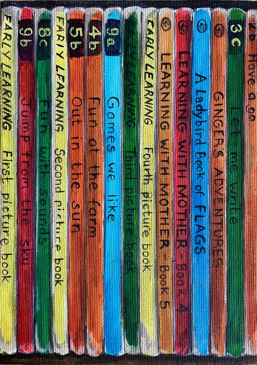 Spines, Ladybird Books 2 by Nina Shilling