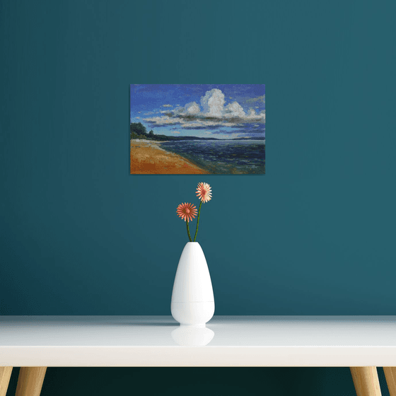 Clouds and Sea - sea landscape painting