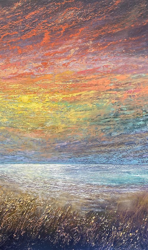 Sunset over Breakers Beach by Simon Jones