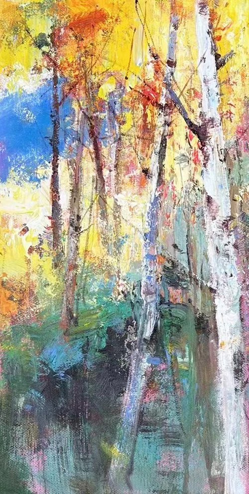 forrest landscape c197 by Kunlong Wang