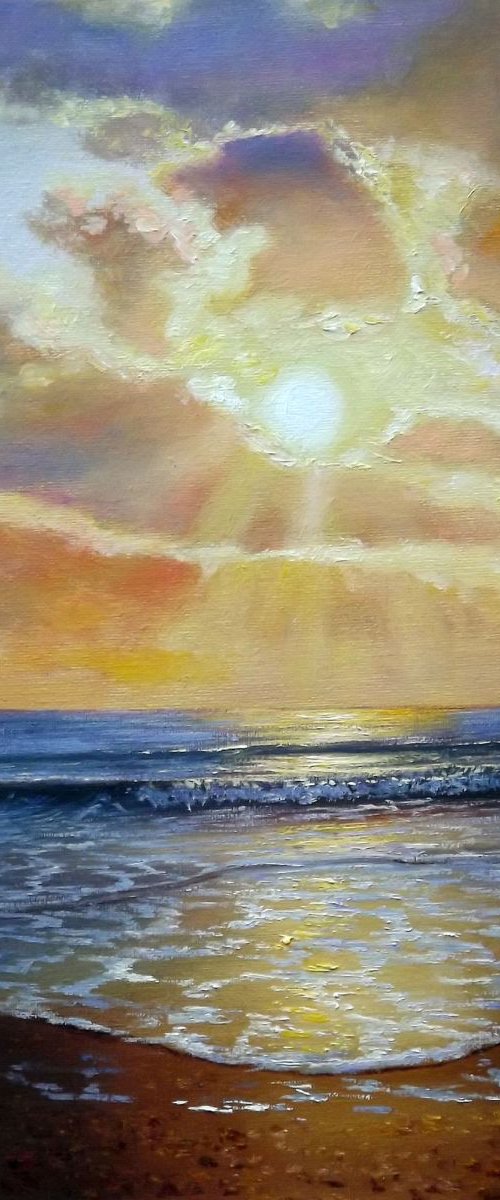 Evening at Sea by Oleg Riabchuk