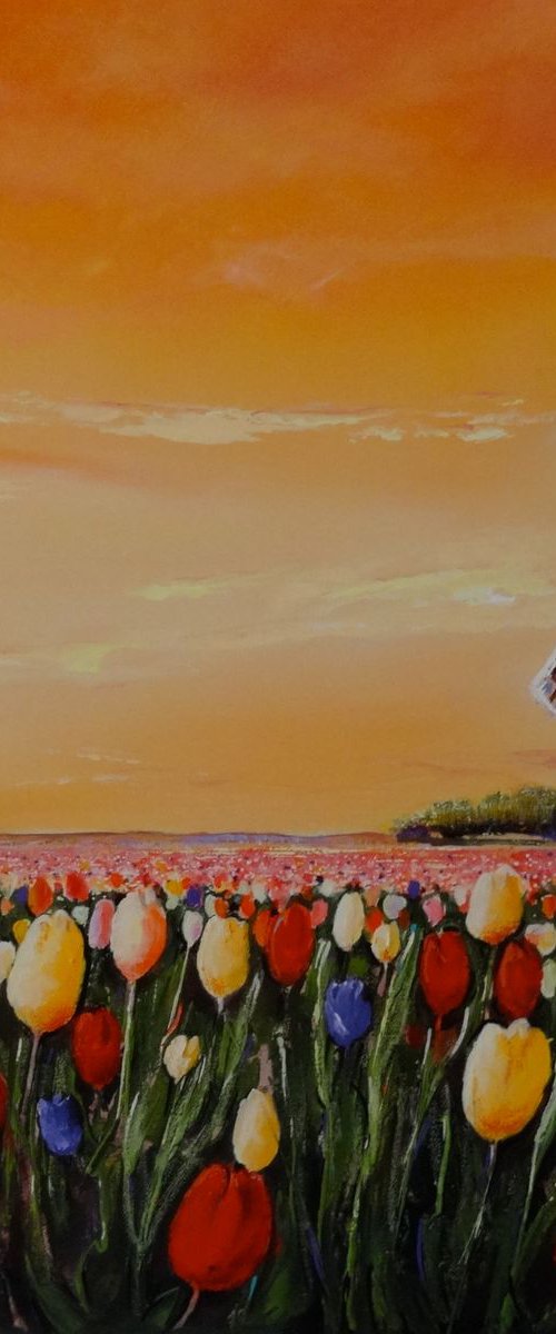 When It's Spring Again. by Mel Davies Original Art