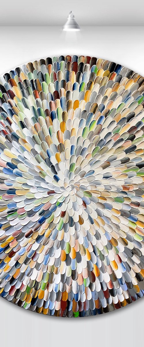 'Aura nemus' - 36x36” by Tatiana Georgieva