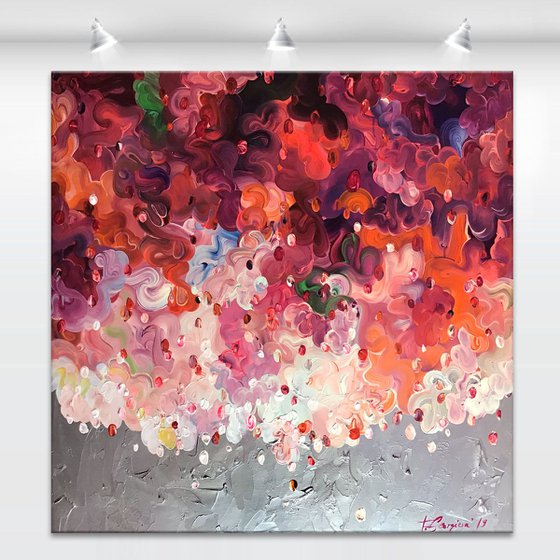 'Bougenvillia dream' - 40x40"