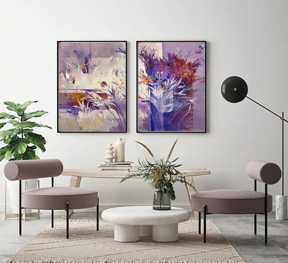 Harmony of Autumn. Diptych