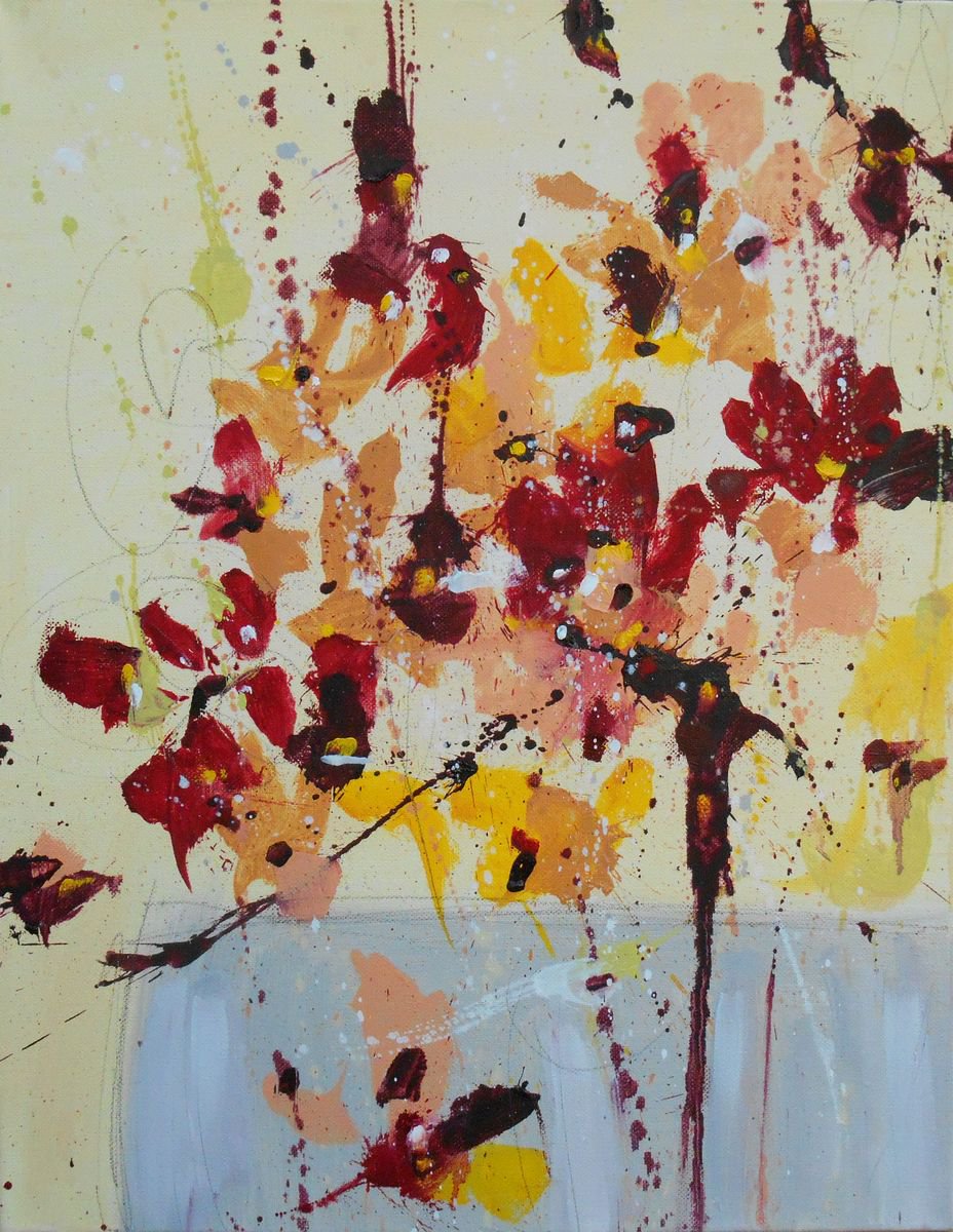 Flower Of Harvest By Cynthia Ligeros, 14 X 18, Artwork For Sale On Artfinder