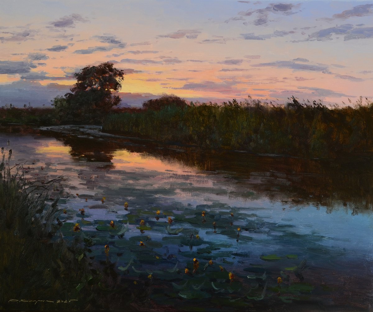 Evening Mosaic By Ruslan Kiprych, 24 X 20, Artwork For Sale On Artfinder