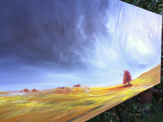 **Dance of the Autumn 1** - Art, colourful, landscape, stunning, panoramic