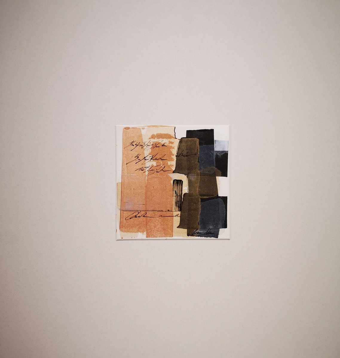 Abstract Acrylic Painting By Ivana Urso, 19 X 19, Abstraction, Original Artwork