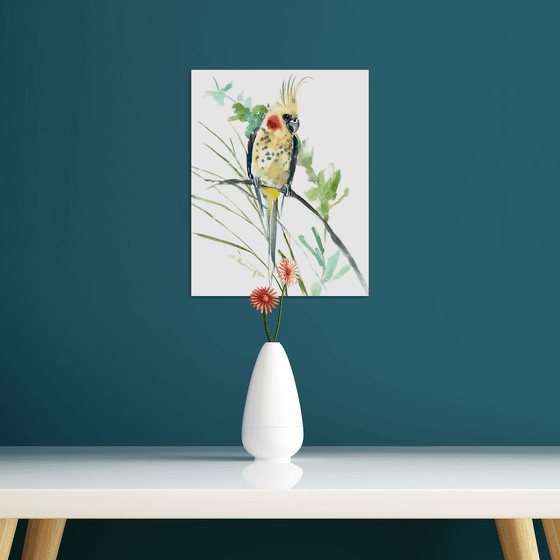 Cockatiel parrot Painting