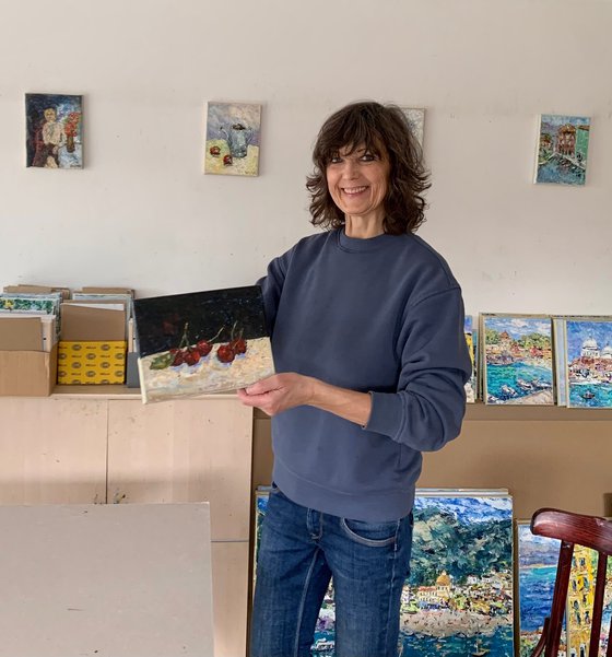 Still Life with Cherries