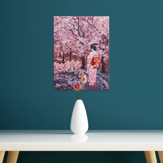 Blooming cherry