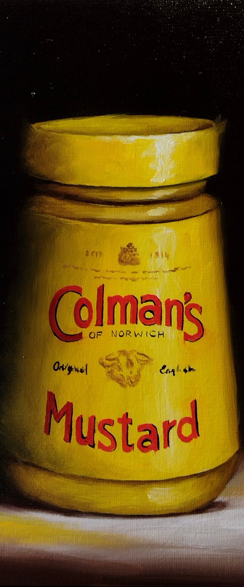 Colman’s Mustard still life by Jane Palmer Art