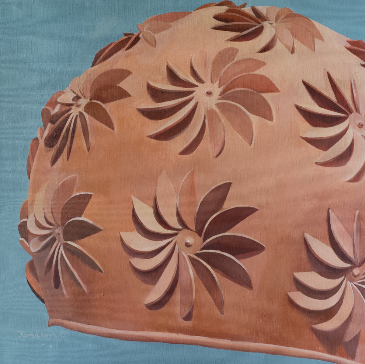 Swimming cap by Anastasia Korsakova