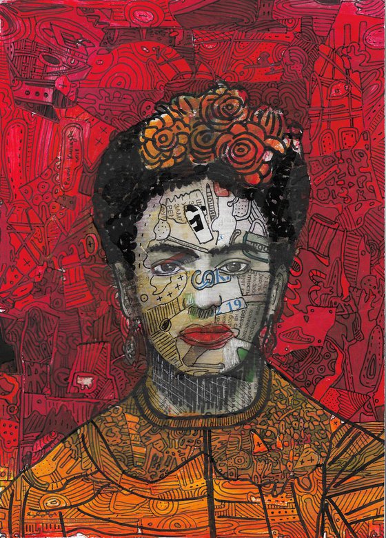 Portrait of Frida # 20