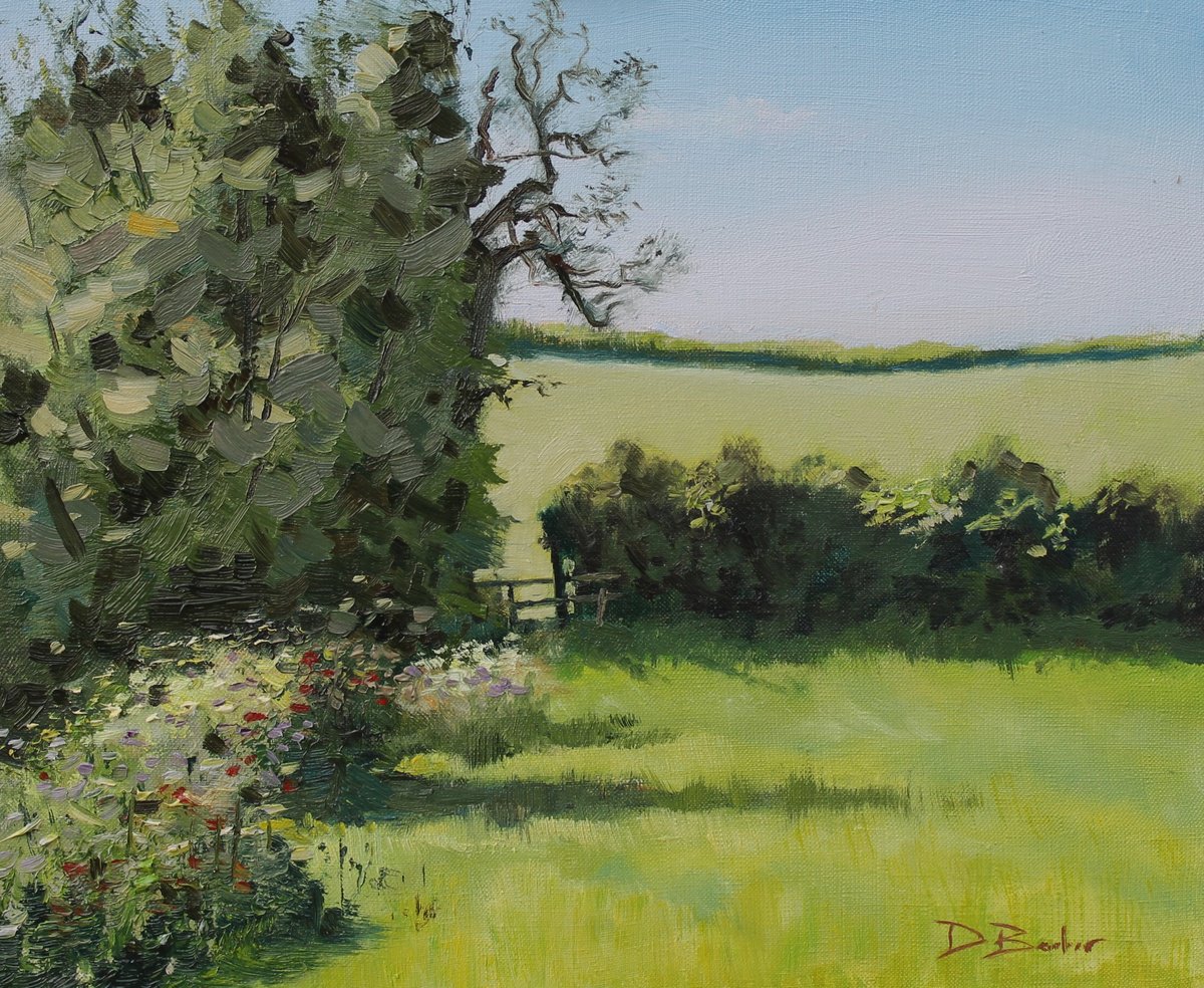 Country stile - plein air by David Barber