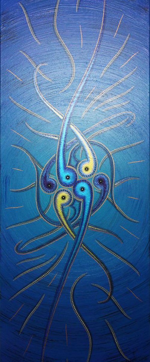 Sense of Bluish movement by Jonathan Pradillon