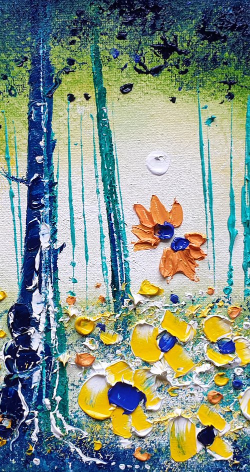 "Lime Forest & Flowers in Love" by Phil Broad