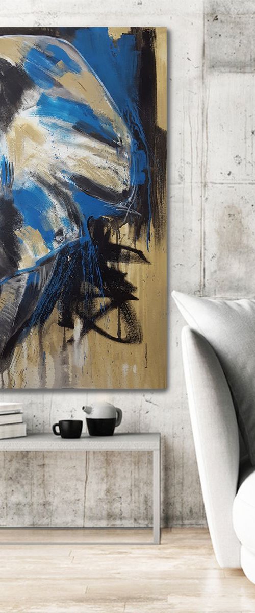 Elephant #6 - Work Series 'One of the big five' by Stefanie Rogge