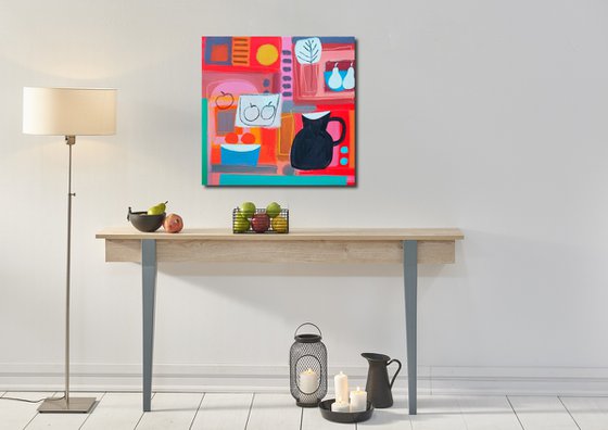 Still Life with a Black Jug