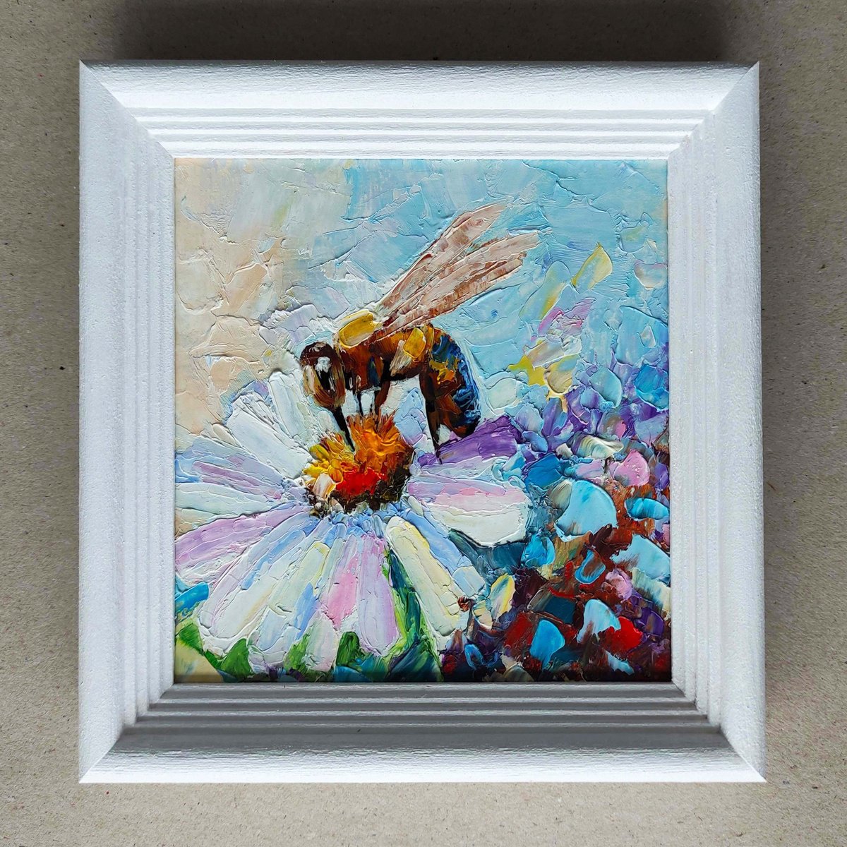 Bee framed painting by Yulia Berseneva