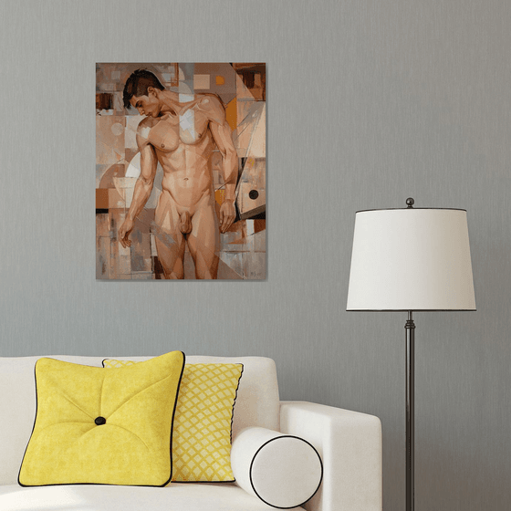 ABSTRACT MALE NUDE