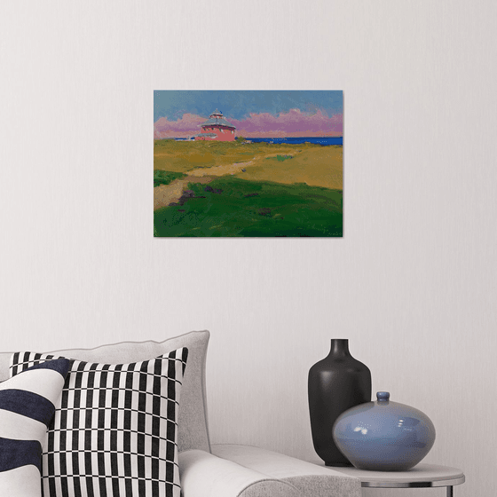 Pink House on the Beach