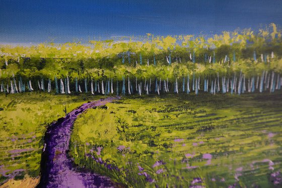 The woods II  - after Hockney