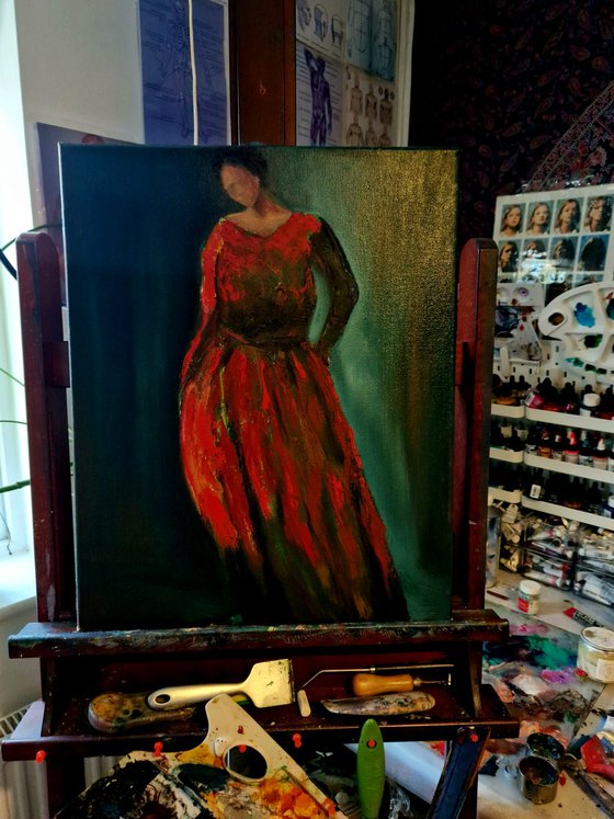 Lady in Red