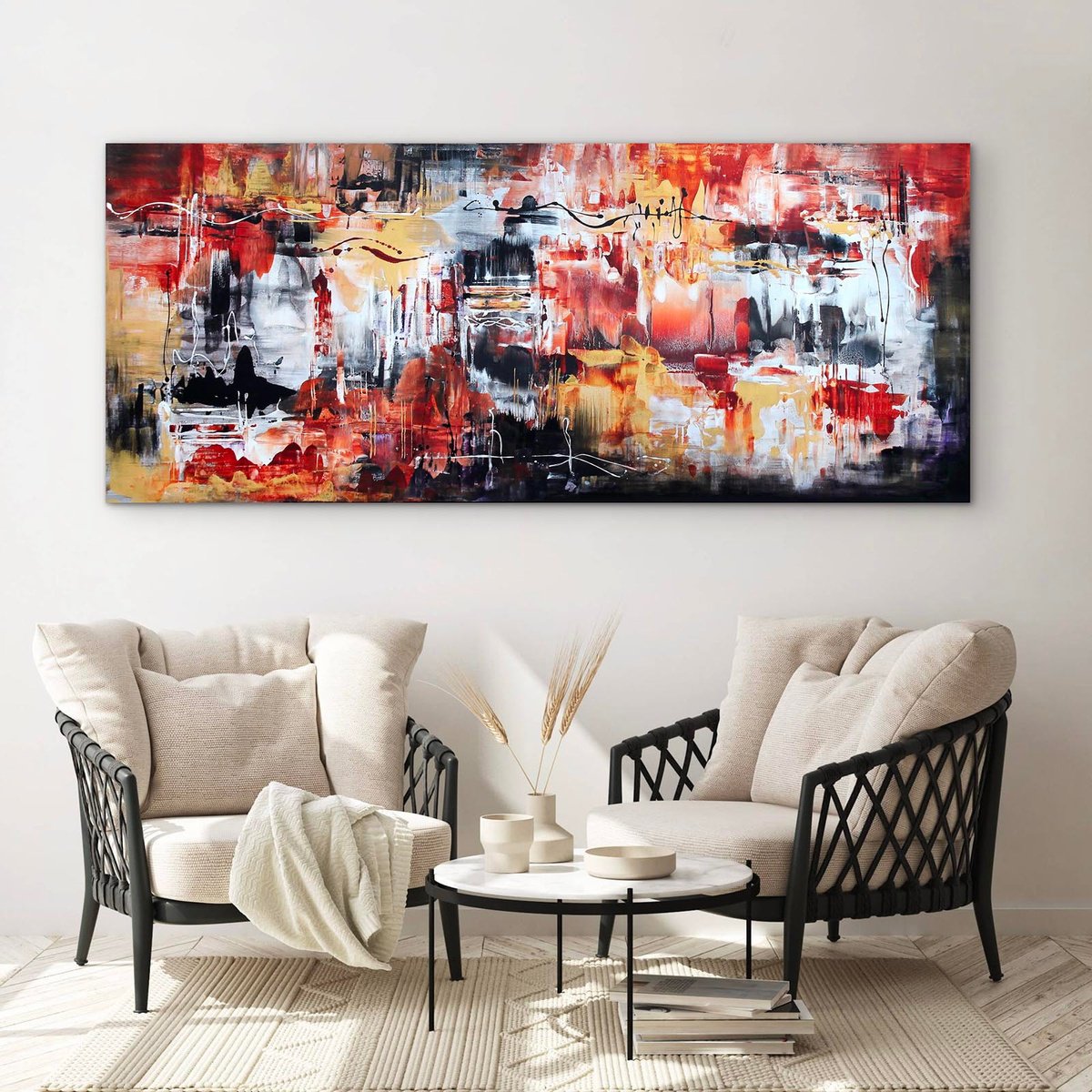 Colours Of The Savannah By Paresh Nrshinga Frsa, 72 X 30, Artwork For Sale On Artfinder