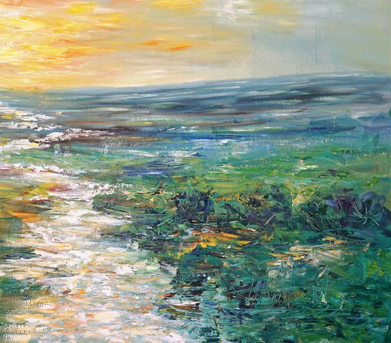 Romantic River M 1 / Oil