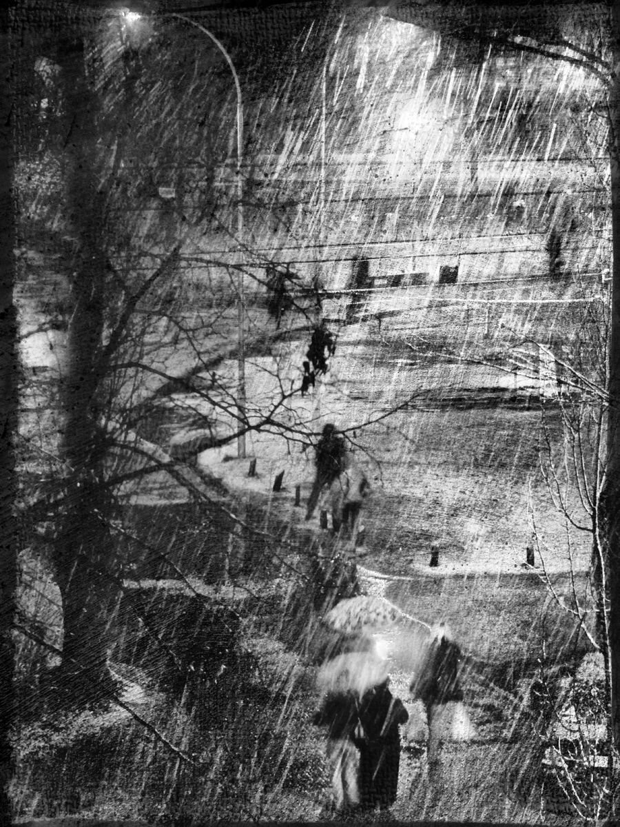 Rainy night. by Valerix