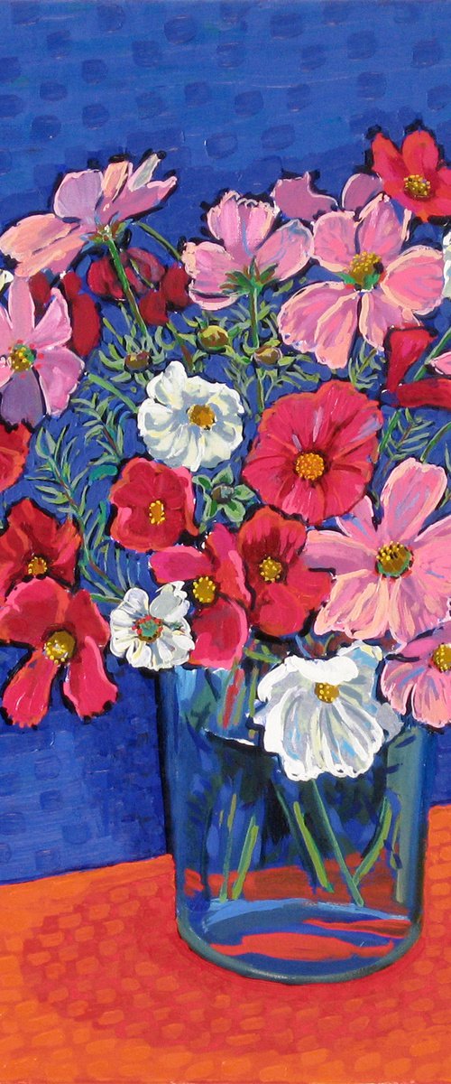 Flowers, Cosmos by Richard Gibson