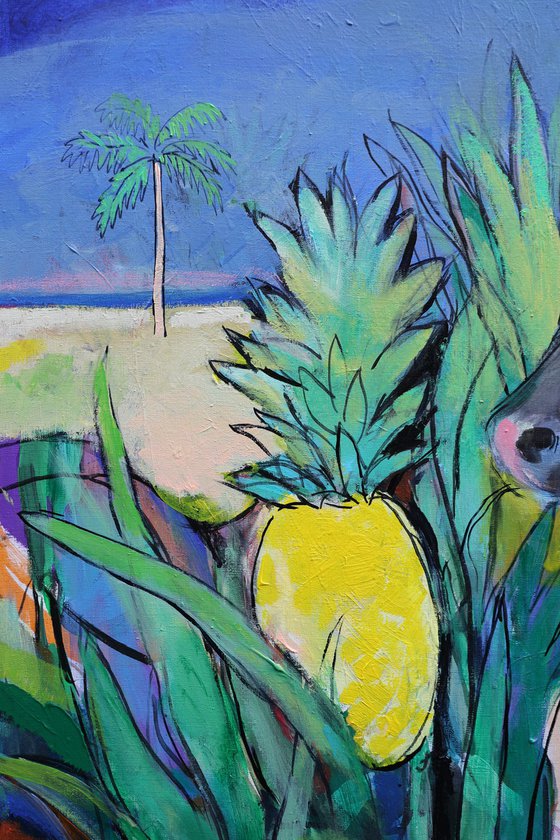 Cows Looking for Pineapples