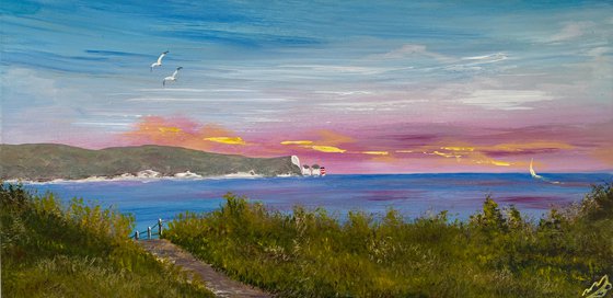 Isle of Wight on a Panoramic Canvas