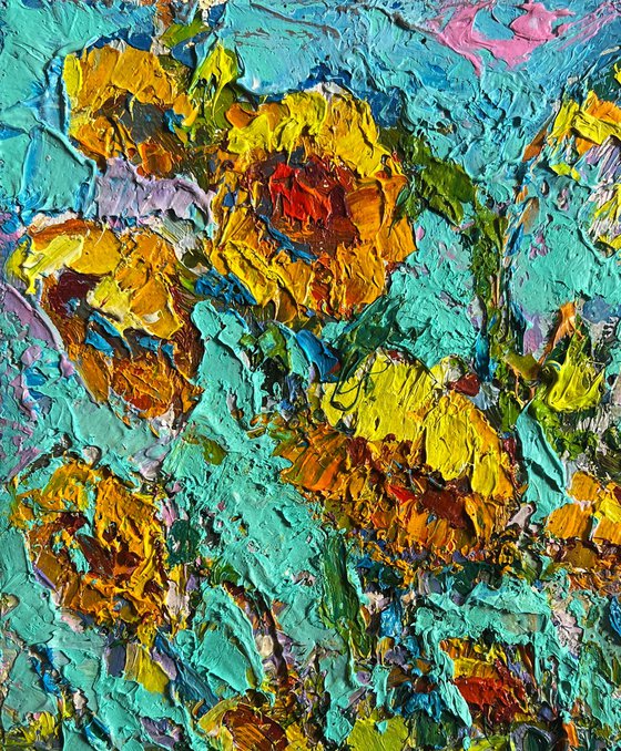 Sunflowers in the field