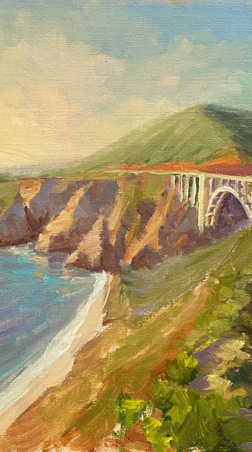 Carmel Bound Plein Air Landscape by Tatyana Fogarty