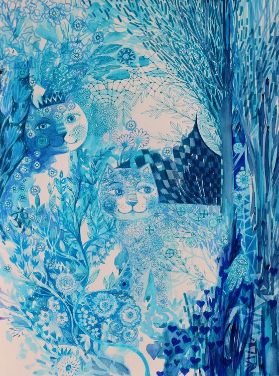 Indigo cats