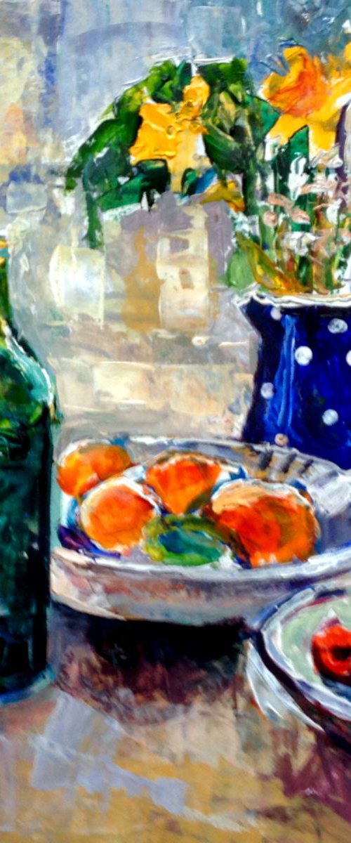 Blue Jug by Anthony Barrow BA(Hons) Fine Art