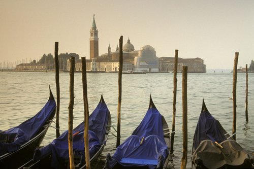 Gondolas, Venice by James Gritz