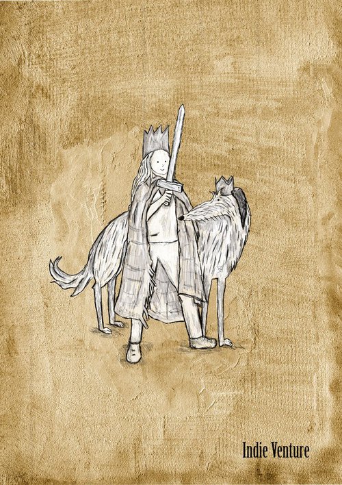 kings of hounds by Indie Flynn-Mylchreest of MeriLine Art