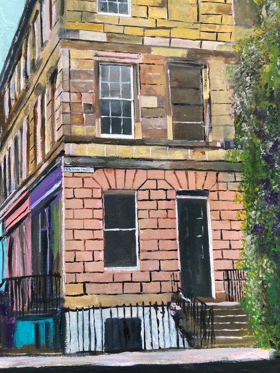 Colourful Edinburgh Buildings