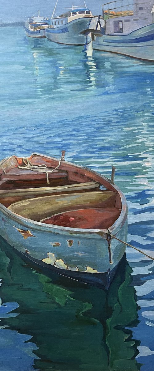 Sea. Boat. Ship. 62.5/91 by Guzel Min