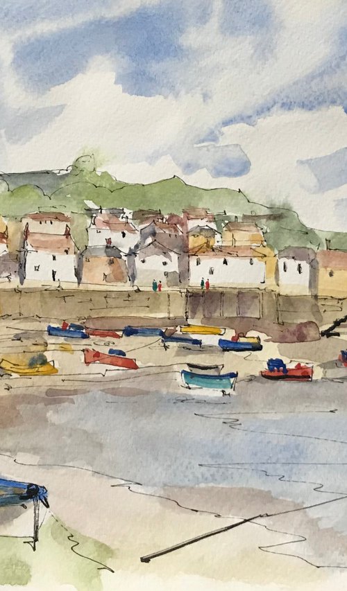 Mousehole in Cornwall by Brian Tucker