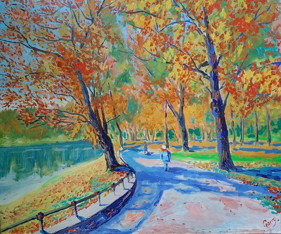 Autumn. Pond