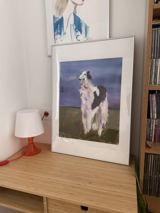 Hermes — Borzoi Portrait