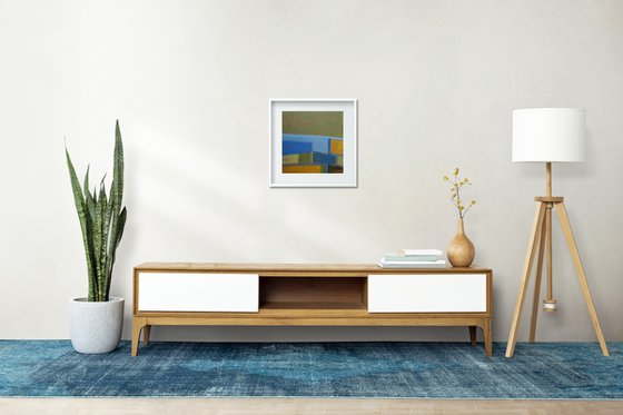 Wheat Fields By The Sea - Abstract Seascape