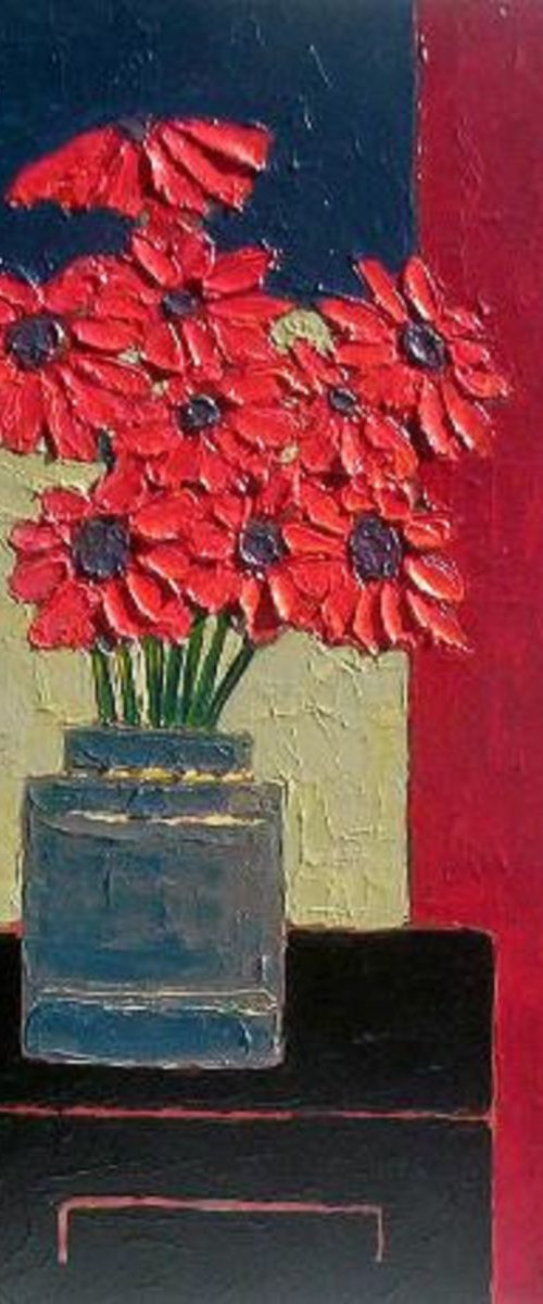 Flowers in My Studio by David J Edwards